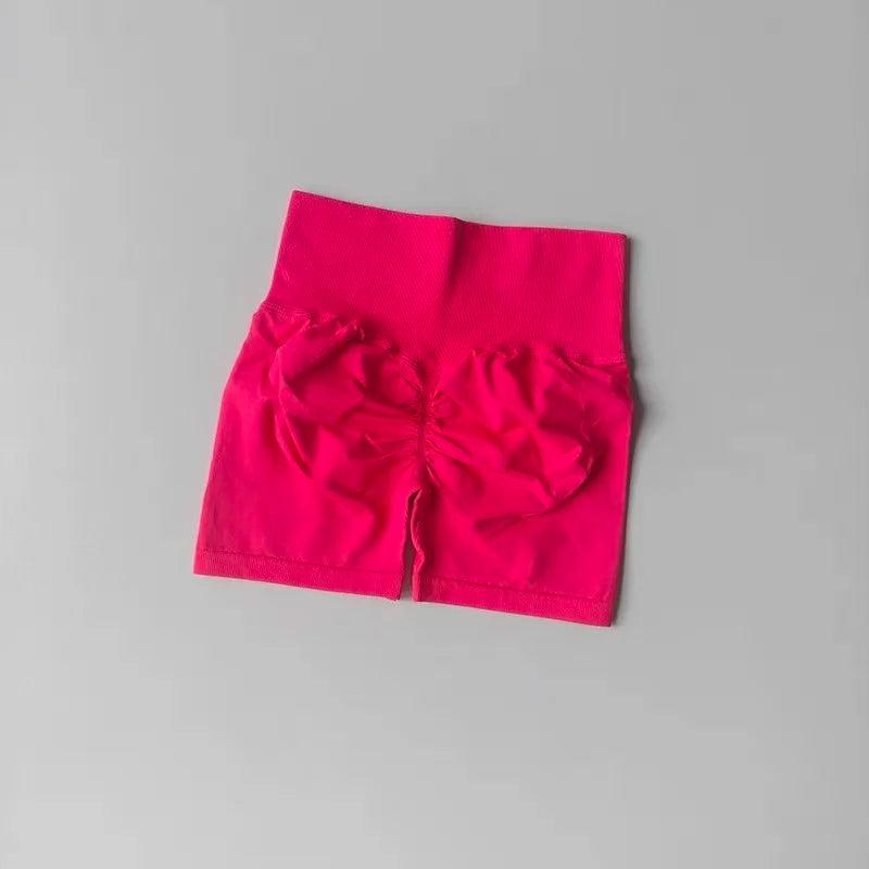 High-Waisted Workout Shorts