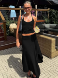 Halter Top And Skirt Co-ord