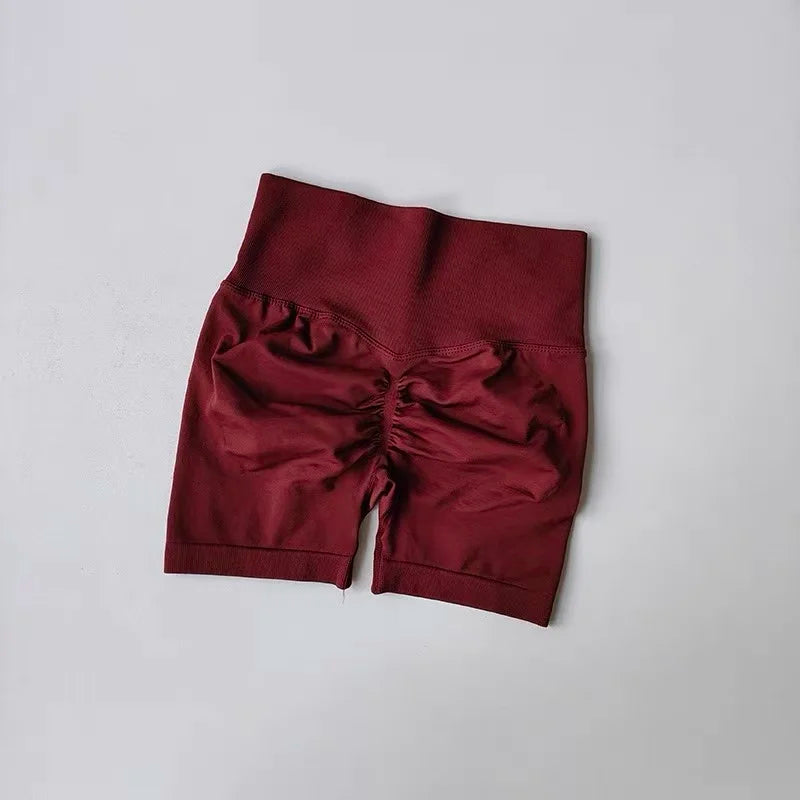High-Waisted Workout Shorts