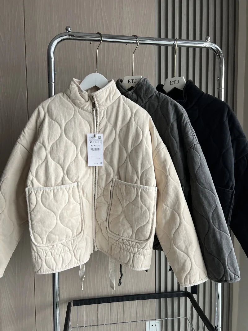 High-Collar Padded Jacket