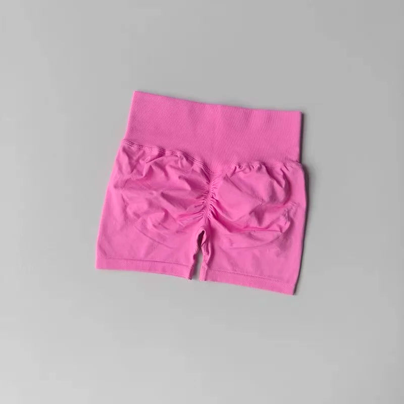 High-Waisted Workout Shorts