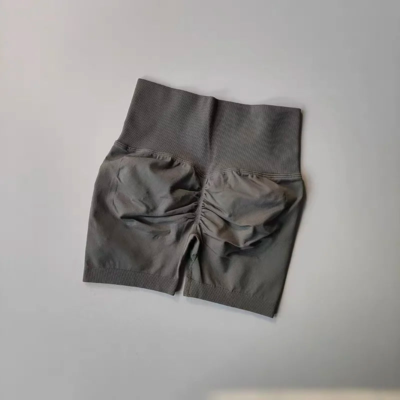 High-Waisted Workout Shorts