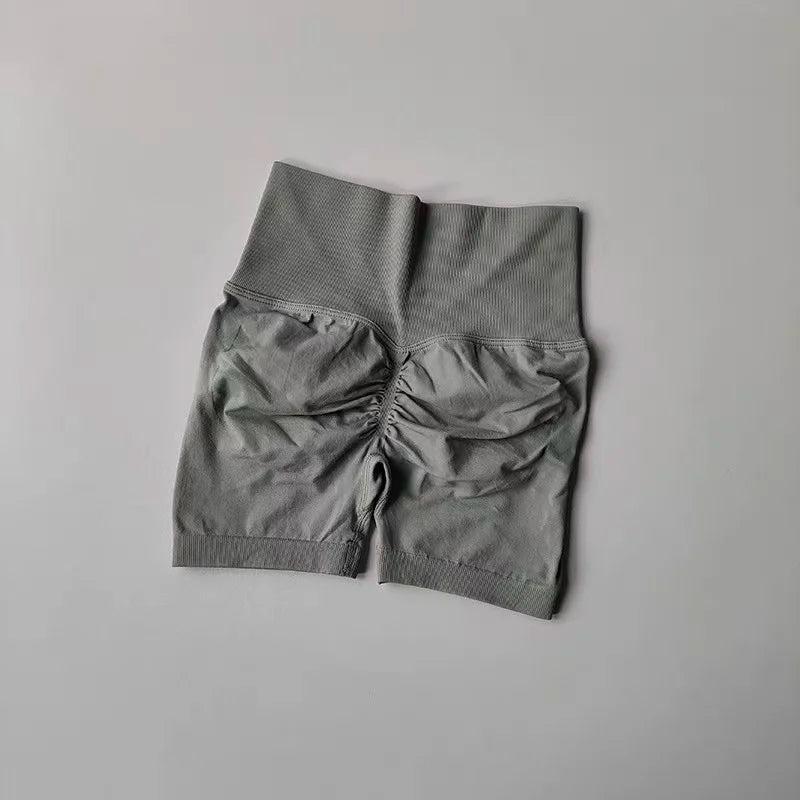 High-Waisted Workout Shorts