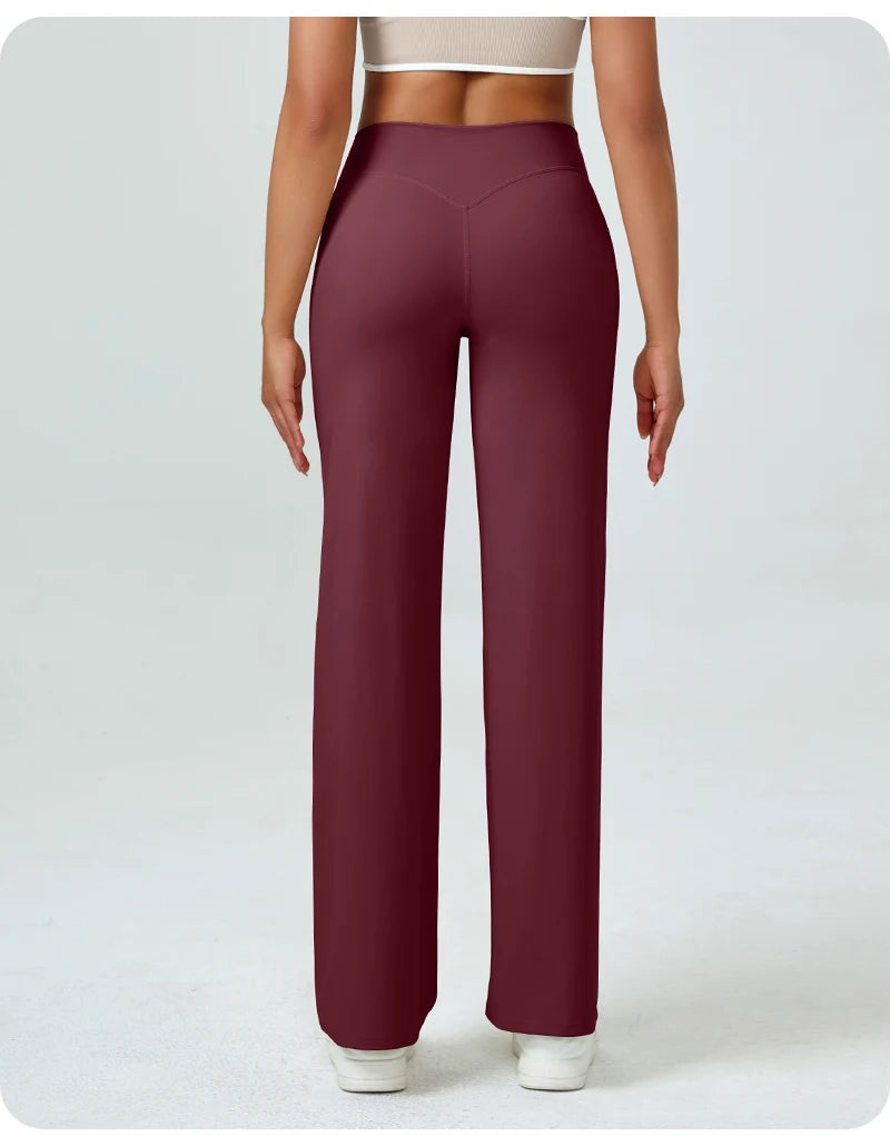 Straight-Leg Yoga Trousers