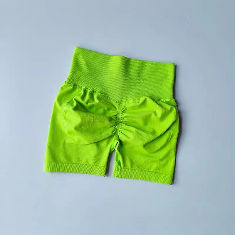 High-Waisted Workout Shorts