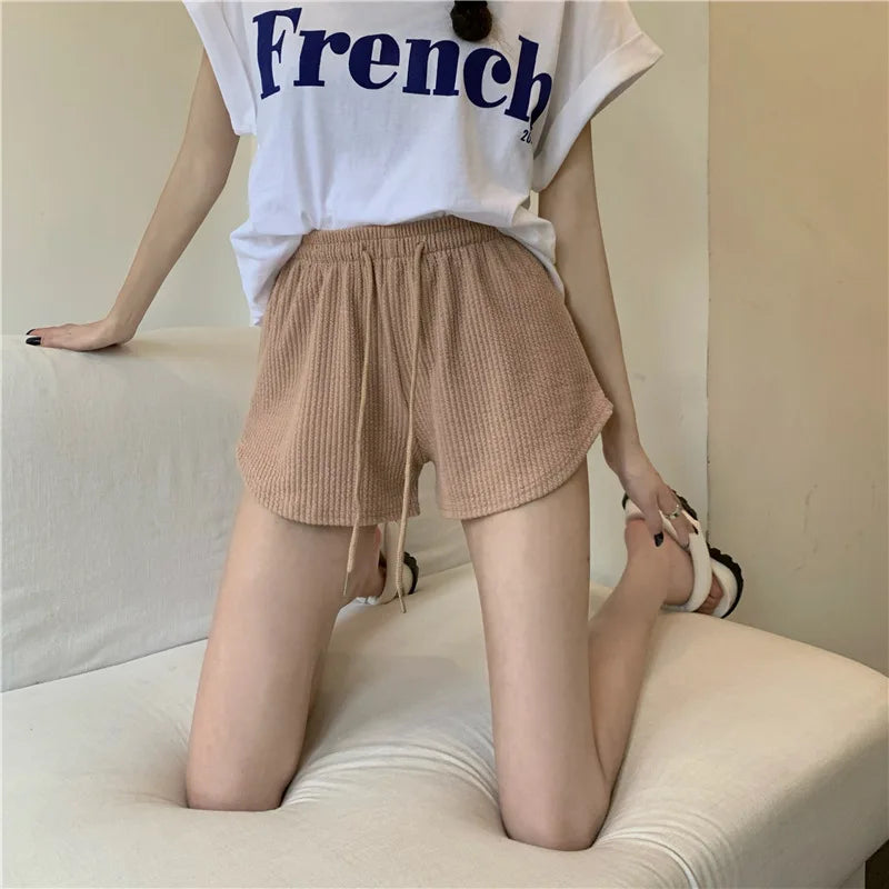 Wide-Leg Casual Shorts