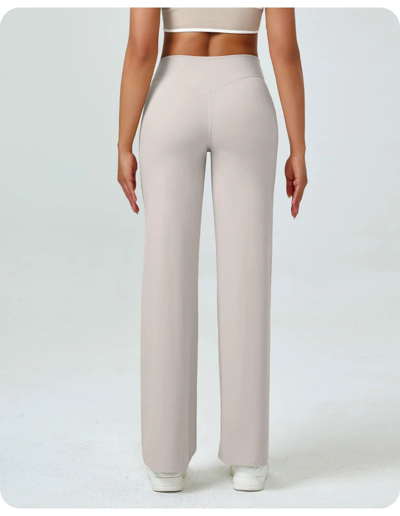 Straight-Leg Yoga Trousers