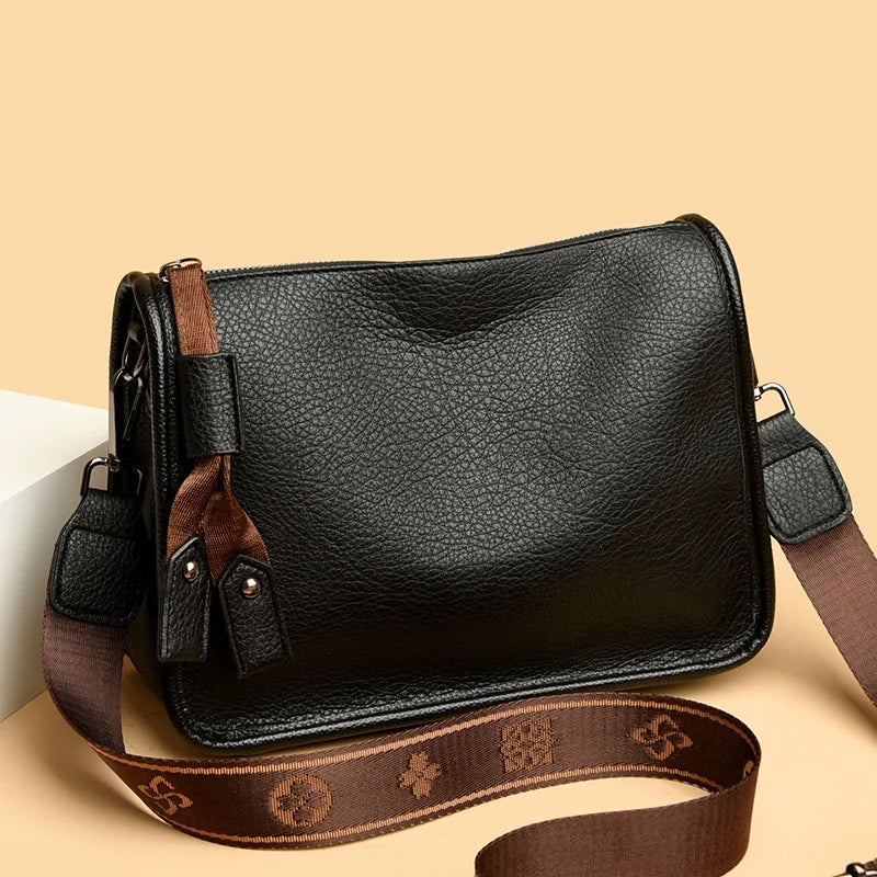 Zip-Top Shoulder Bag