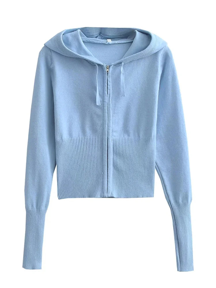 Knitted Hoodie And Trousers