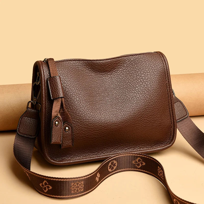 Zip-Top Shoulder Bag