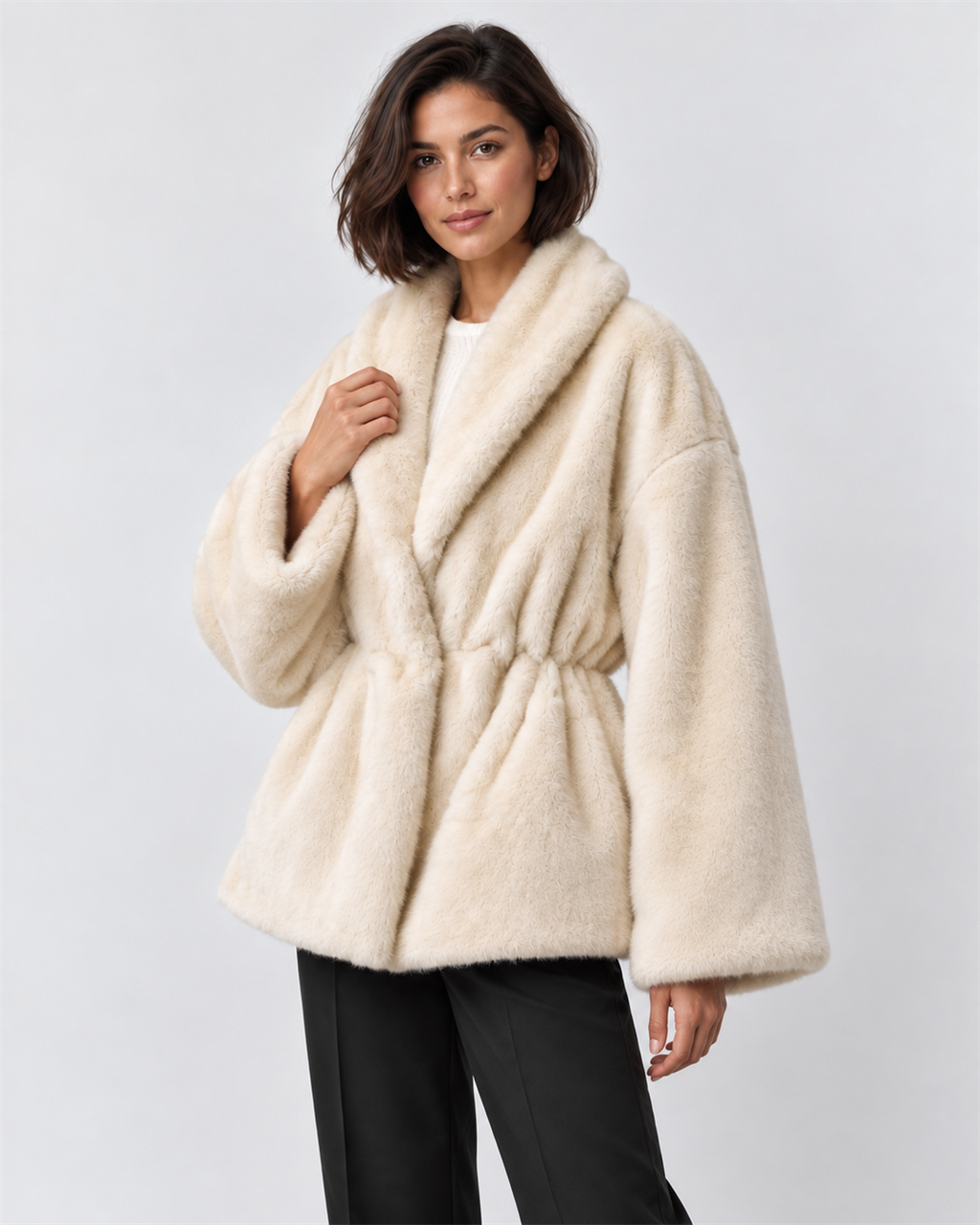Animal Print Long Coat