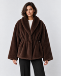 Animal Print Long Coat