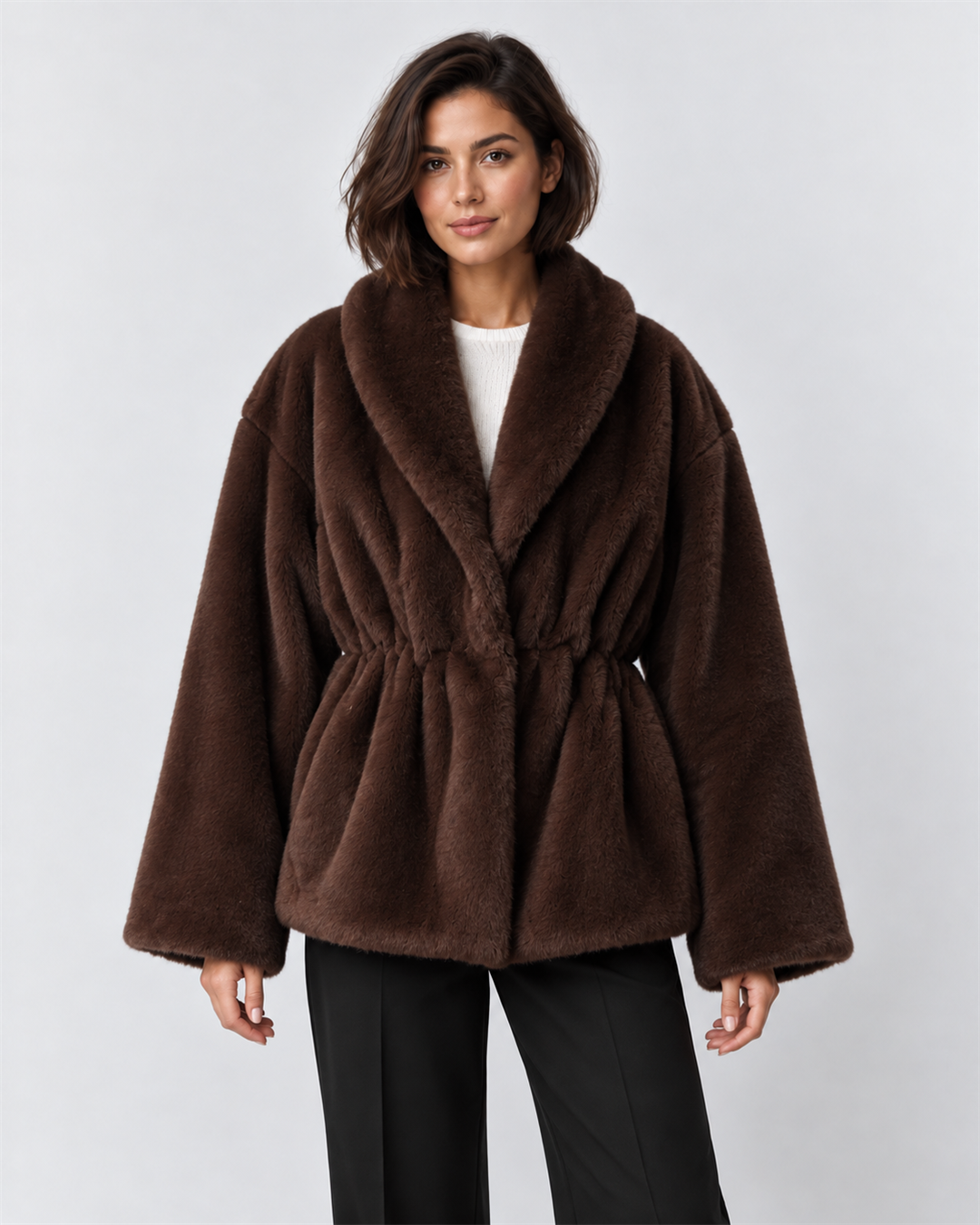 Animal Print Long Coat