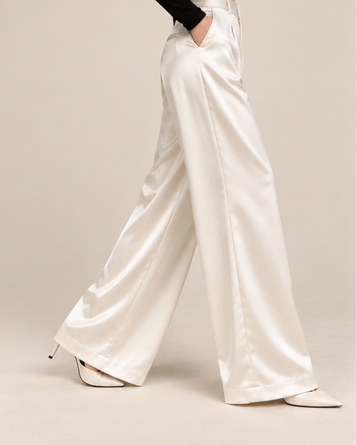 Ivory trousers side